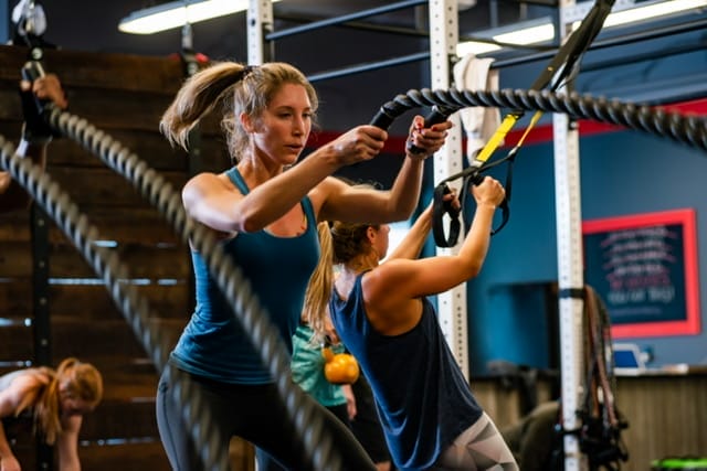 Group workouts at Senergy Fitness, Alpharetta's best gym